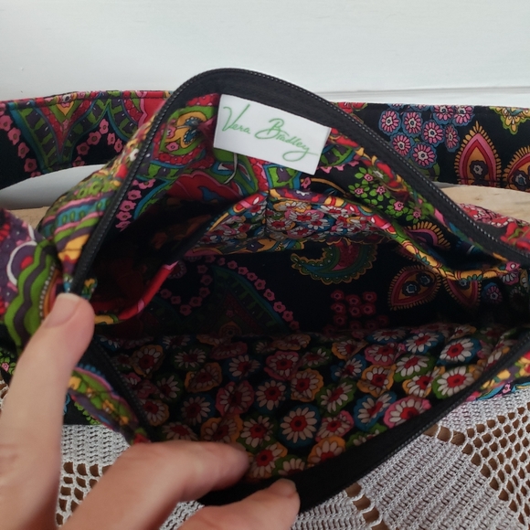 x2🌺HP!🌺 Vera Bradley "Symphony in Hue" Holly Hobbie HandBag ♥️ - Picture 11 of 14